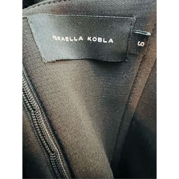 Israella Kobla Women's Black Off-the-Shoulder Mini Dress Size 6 NWOT D066 - Picture 8 of 9
